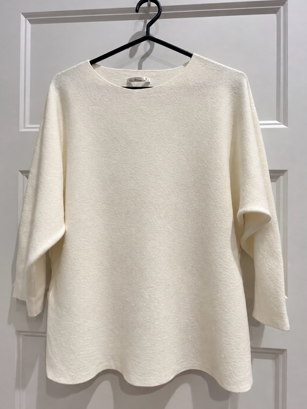 Women’s Cream Crewneck Sweater - Minimal Classic